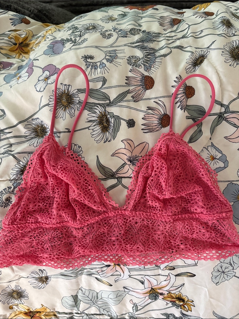 Victoria's Secret Pink Lace Bralette Bandeau